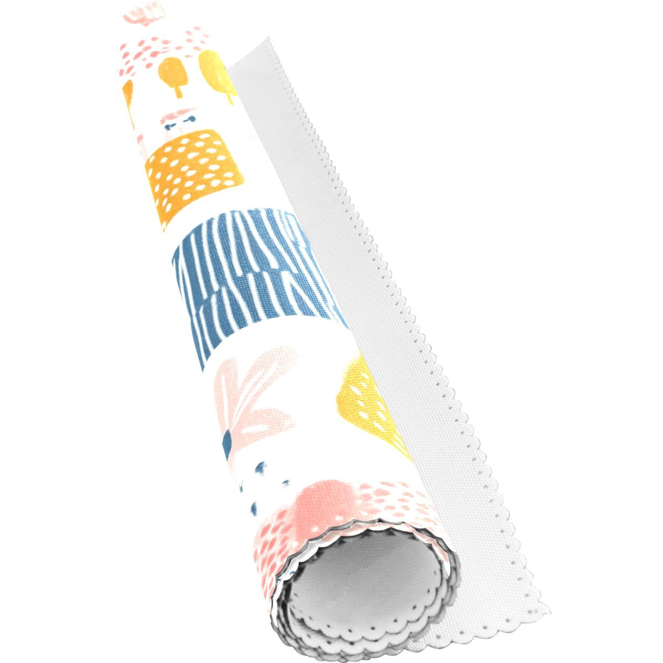 Sketch Pattern 6-Piece 12x18in Durable Place Mats, Heat-Proof and Non-Slip