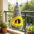 thumbnail image 6 of Egg-Shaped Bird Nest Hanging Bed, Warm Thick Cotton Winter Shelter for Budgerigars Parakeets Finches, Cozy Durable Birdhouse for Cage Aviary Outdoor Use Promotes Comfort and Security, 6 of 8