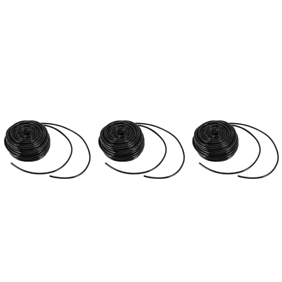 3X 30M Meter 1/4 Inch Blank Distribution Pipe Drip Irrigation Hose Garden Watering Pipeline