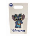 thumbnail image 2 of Disney Parks Stitch Hawaiian Pin New with Card, 2 of 3