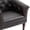 Coffee, variant on DREAMSIDEA Faux Leather Barrel Club Chair Modern Accent Armchair, Chocolate
