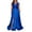Blue, variant on Maxi Dresses for Women Elegant Red Sleeveless A-Line Long Party Dress V-Neck Side High Split Floor Length Dress Flowy Bodycon Wrap Wedding Guest Dress with Train Evening Prom