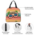 thumbnail image 3 of KLL Hello Summer Print Insulated Lunch Bag Women, Reusable Cute Tote Lunch Box for Adult & Men, Leakproof Cooler Lunch Bags for Work Office Travel Picnic, 3 of 5