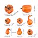 thumbnail image 3 of Decoraciones de Otoño de Espuma de Mini Calabazas Artificiales en Pack de 8 para Halloween Decoración de Acción de Gracias, 3 of 7