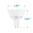 thumbnail image 7 of Luxrite MR16 LED Dimmable Spot Light Bulb 6.5W (50W Equivalent) 2700K Warm White, 500 Lumens, GU5.3, 6 Pack, 7 of 7