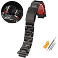 thumbnail image 3 of Correa de reloj de acero inoxidable DW-5600 para G-SHOCK 3229 Casio DW5600 GW-B5600 GW-M5610 Correa de reloj con bisel inferior rojo modificado, 3 of 5