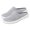 Grey 42, variant on Joernso Women Mesh Mules Light-weight Slip-on Open Back Sneakers Breathable Casual Summer Mules for Daily Life Home Office