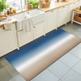 thumbnail image 3 of 2x6ft Area Rug,Blue to Brown Gradient Ombre Washable Large Rugs Soft Non-Slip Floor Rug Watercolor Abstract Art Non-Shedding Indoor Carpets for Living Room Bedroom Home Office Nursery, 3 of 9