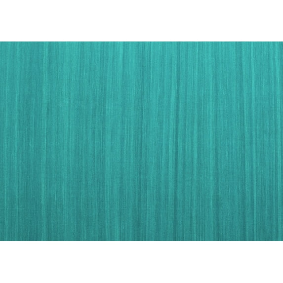 Ahgly Company Machine Washable Indoor Rectangle Abstract Turquoise Blue Contemporary Area Rugs, 7' x 9'