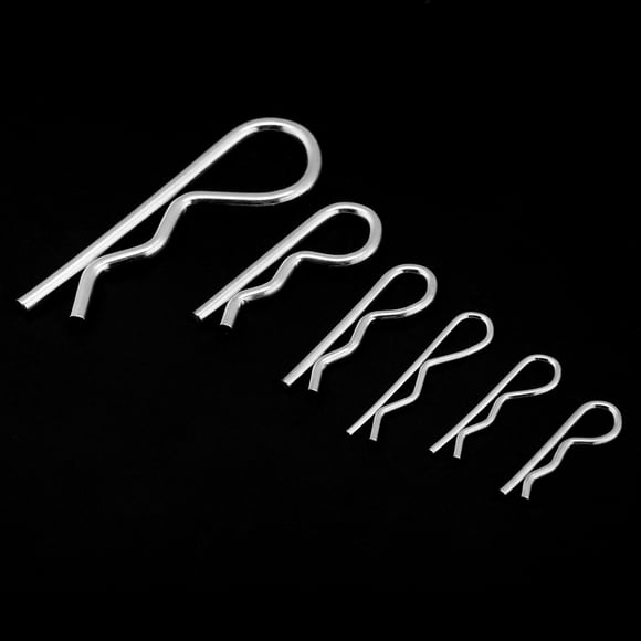 Cotter Pin Assortment, 150pcs R Cotter Pin Assortment Kit, Metal Tractor Pin Clips Heavy Duty Hitch Pin, Hitch Clips Pins