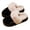 Black, variant on Fuzzy Slippers for Women Suede Platform Fluffy Winter House Shoes Memory Foam Non Slip Indoor Outdoor Slides