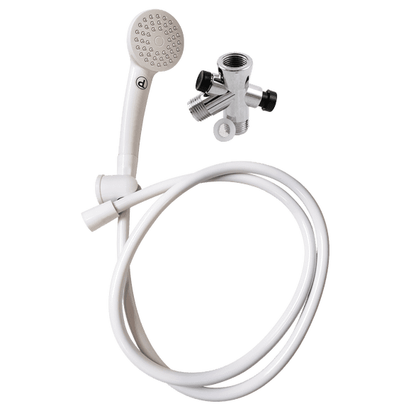 PIDSA REGADERA TELEFONO BLANCA CON DESVIADOR