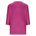 thumbnail image 4 of Patlollav Womens V Neck 3/4 Sleeve T Shirts Casual Basic Summer Tees Shirts Loose Fit Tunic Tops Fall Pullover, 4 of 6