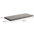thumbnail image 6 of JPND 36 inch Wooden Floating Wall Shelf with Invisible Brackets Set of 3, for Bedroom/Bathroom/Living Room and Kitchen Storage,Gray, 6 of 7