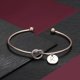 thumbnail image 2 of Rose Gold Love Knot Bracelet For Women Charm Cuff Bangle Bridesmaid Jewelry, 2 of 5