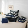thumbnail image 6 of Manfei Green Leaves 7-Piece Twin Bedding Sets for Teens Female Men,Botanical Plants Bedding Comforter Set,Nature Tree Breathable Sheet Sets,Lightweight Room Decor,Reversible, 6 of 8