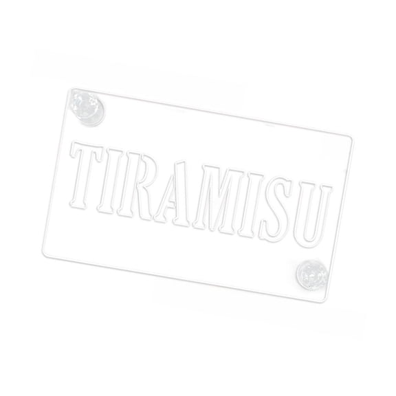 SDFGTstore Cake Decorating Stencil Wedding Birthday Tiramisu Letter Template Baking Tool