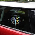 thumbnail image 5 of Pegatina para coche Three Ratels NSWE Compass, divertida calcomanía reflectante 3D para coche, señal de advertencia, accesorios de diseño de vinilo para coche, 5 of 5
