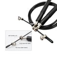 thumbnail image 3 of Speed Jump Rope - 360? Swivel Ball Bearing - Adjustable steel coated rope-Aluminum Anti Skipping Handle -Fitness Training Boxing Sports Exercises -Suitable for Adults, 3 of 7