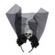 thumbnail image 3 of 1 aro de pelo con forma de calavera para decoraciones de Halloween., 3 of 3