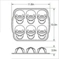 thumbnail image 3 of Vaisselle de Cuisson d'Halloween, Moule à Gâteau Tête de Mort Hantée, Bronze, 3 of 5