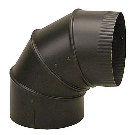Imperial Manufacturing Elbow 4" Dia. Black 28 Ga