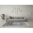 thumbnail image 3 of Ahgly Company Indoor Square Abstract Gray Modern Area Rugs, 5' Square, 3 of 4