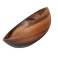 thumbnail image 2 of Simple Wooden Salad Bowl 16x7cm for Fruits or Salads, 2 of 6
