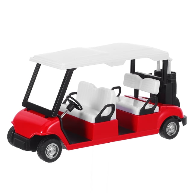 NIAIZEK golf cart model props Golf Cart Model Alloy Red 1Set Pullback Decoration