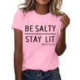 thumbnail image 1 of YDLCAFD Pâques Femmes Mode Décontractée Imprimés Manches Courtes Col Rond T-Shirt Ample Blouse Hauts, 1 of 5