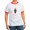 Red/White, variant on - Psi Upsilon Owl T Shirt - 100% Cotton Ringed T-Shirt