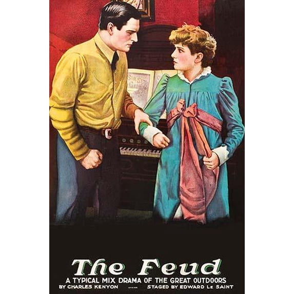 The Feud-Fine art canvas print (20" x 30")