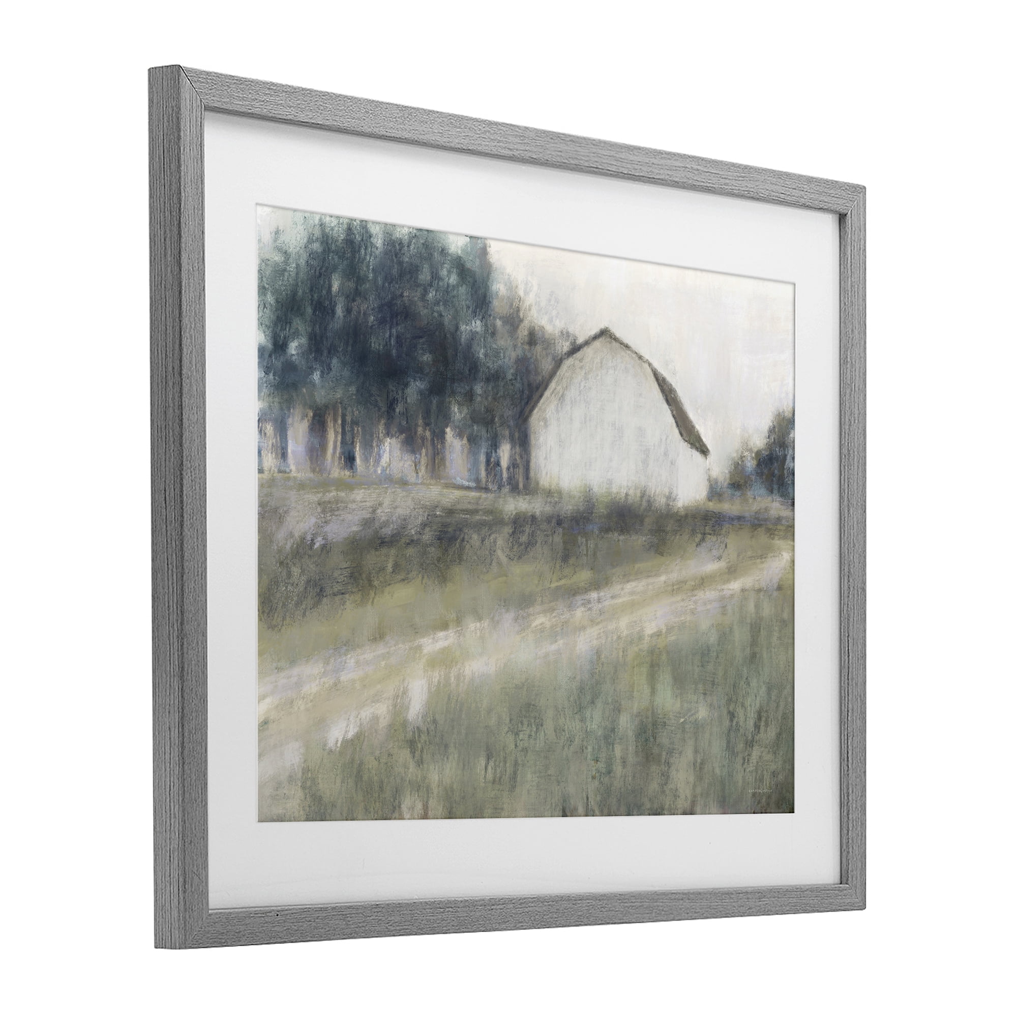 Stupell Industries Another Path Abstraction Gray Framed Print Under Glass, design by Kamdon Kreations