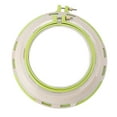 thumbnail image 1 of Embroidery Stand Hoop, Dual Sided Embroidery Hoop Stand for 16.5cm 25cm Projects Secure Clamp Sturdy Construction Hoop Frame for Various Handcrafting Projects, 1 of 7