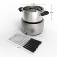thumbnail image 2 of Classic Cuisine M030231 Stainless Steel Fondue Pot Set, 2 of 8