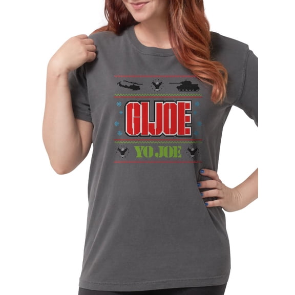 CafePress - Gi Joe Ugly Christmas Womens Comfort Colors Shirt - Womens Comfort Colors® Shirt