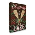 thumbnail image 3 of Stupell Industries Christmas At Lake Seasonal Oars Holiday Painting Gallery Wrapped Canvas Print Wall Art, 3 of 5