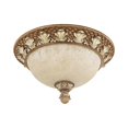 thumbnail image 2 of 8457-57 Livex Lighting Savannah - 2 Light Flush Mount in French Country Style - 13.5 Inches wide by 7.75 Inches high, 2 of 4