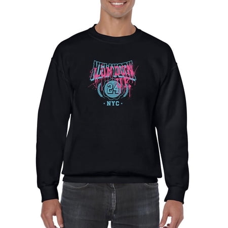 London Uk Spray Over Ny Sweatshirt Men -Image by Shutterstock Male Large