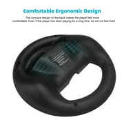 Joycon Steering Wheel (Large Set of 2) Compatible with Nintendo Switch Joycons (Black)