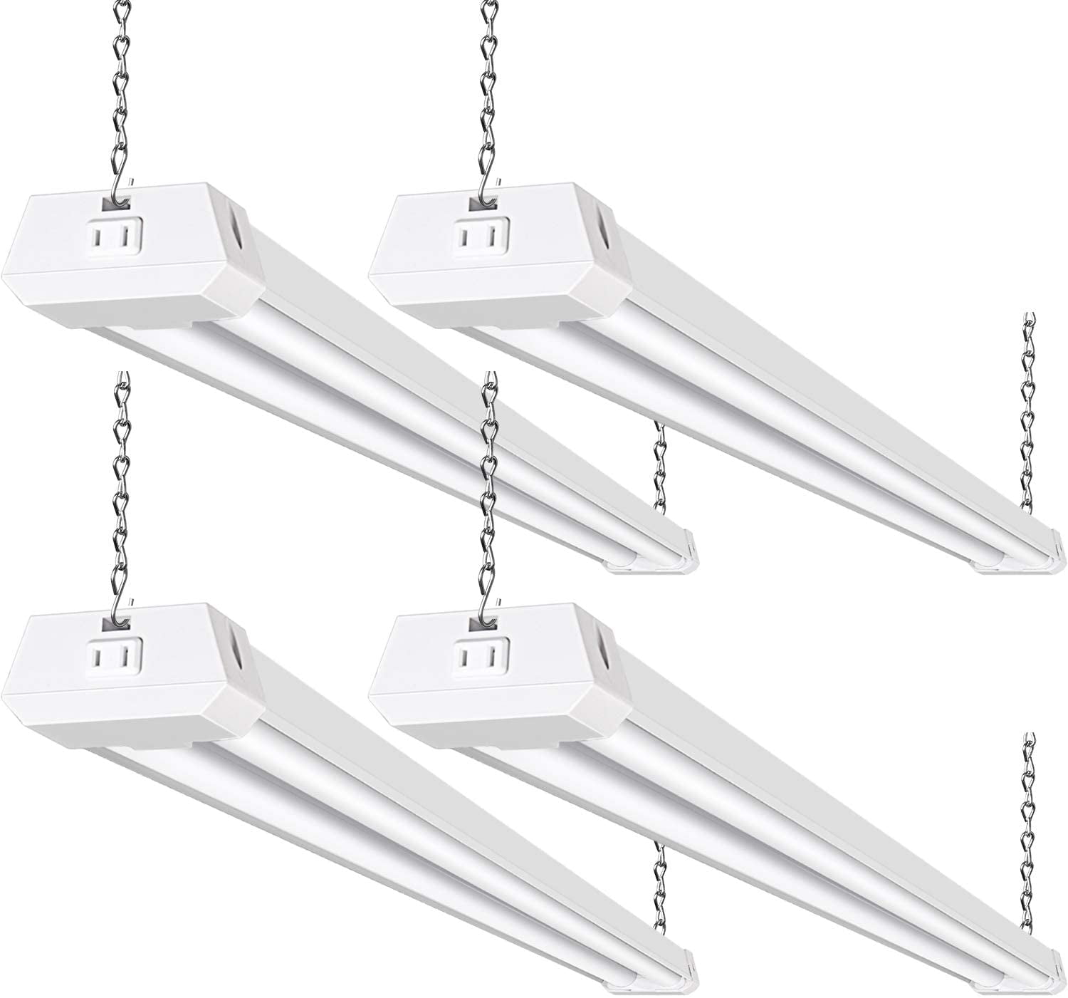 4FT Shop Light Utility LED 66W Ceiling Light Fixture 5000K Daylight USA MADE! 