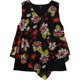 thumbnail image 1 of Alfani blusa sin mangas asimétrica floral para mujer, negro, grande, 1 of 1