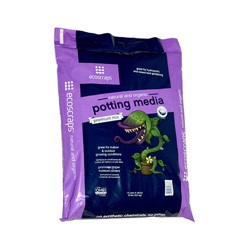 EcoScraps Premium Potting Media Mix, 1.5 CUFT