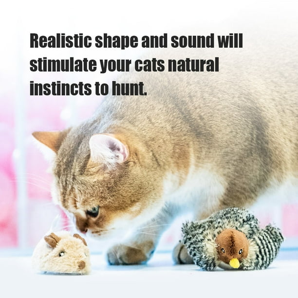 Amdohai Gigwi Cat Toy Squeak Cat Toys Interactive Squeaking Mouse - Main Image