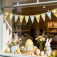 thumbnail image 1 of Easter Bunny Egg Flag Triangular Flag Banners Party Decorations, 1 of 6