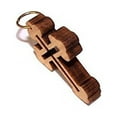 thumbnail image 2 of Olive wood Eastern Cross Laser Pendant(3.1x2.4 cm or 1.2x0.94"), 2 of 2