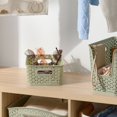 thumbnail image 3 of 1-Pack Small Decorative Y-Weave Storage Basket, Versatile Organizer for Home & Shelf Storage, 3 of 3