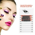 thumbnail image 3 of Grafting Eyelashes Stand Holder, False Eyelashes & Eyelash Glue Pad Grafting Eyelash Extension Pallet Sticker Adhesive Eye Lash Isolation Positioning Pads Patches Assistant Tools, 3 of 8