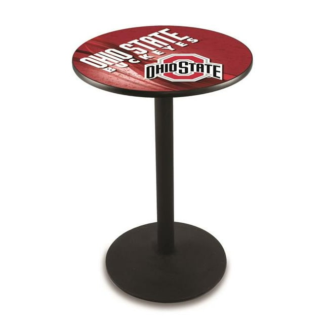 Holland Bar Stool L214B4236OhioSt-D2 42 in. Ohio State Buckeyes Table de Pub avec 36 in. Haut