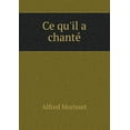 thumbnail image 1 of Ce qu'il a chanté (Paperback), 1 of 1